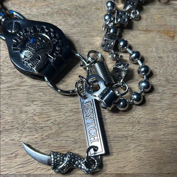 Silver Chain skull Wallet Accessory chain - Picture 11 of 16